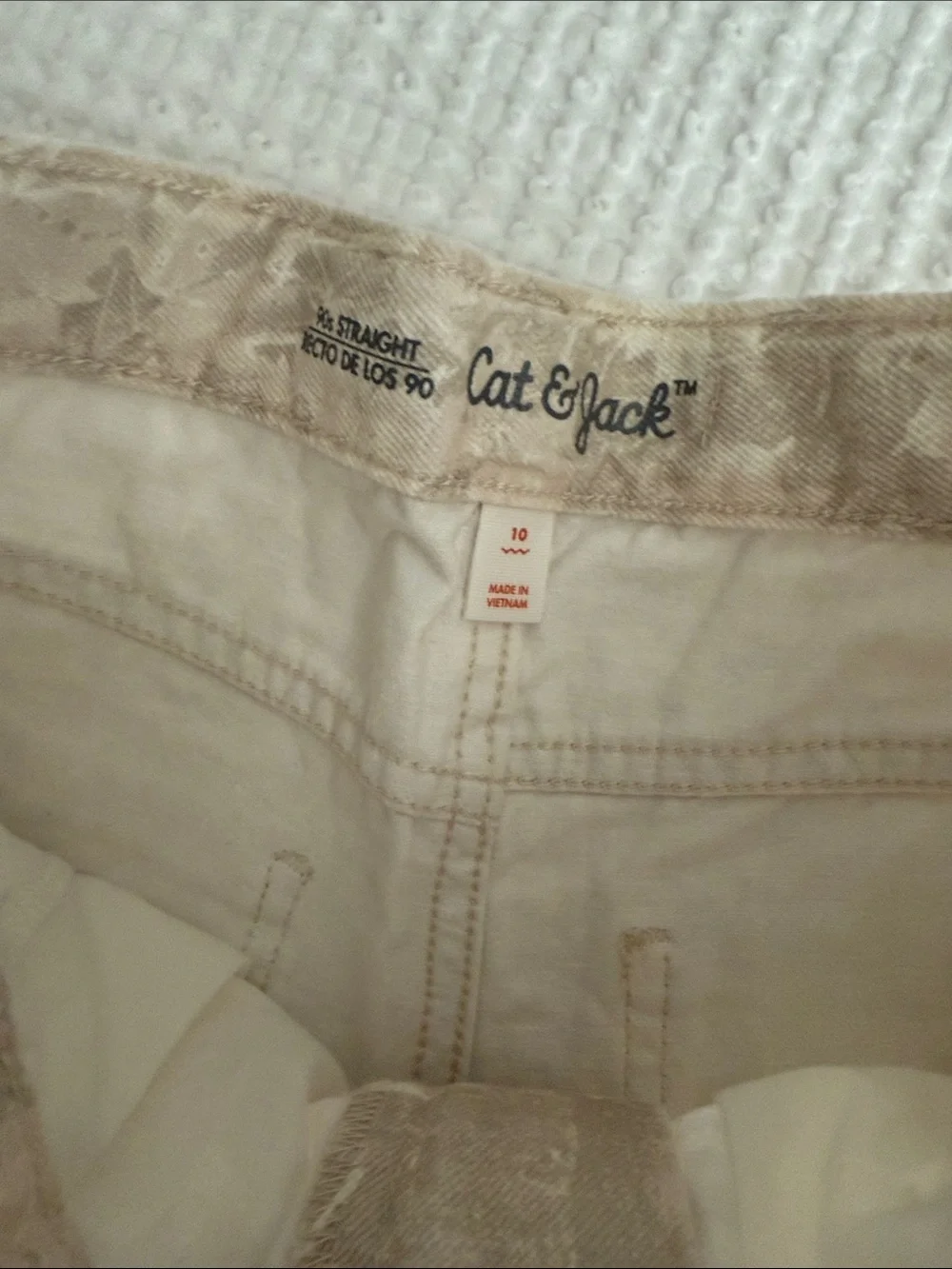 Boys 10 | Cat & Jack Beige Camo Pants